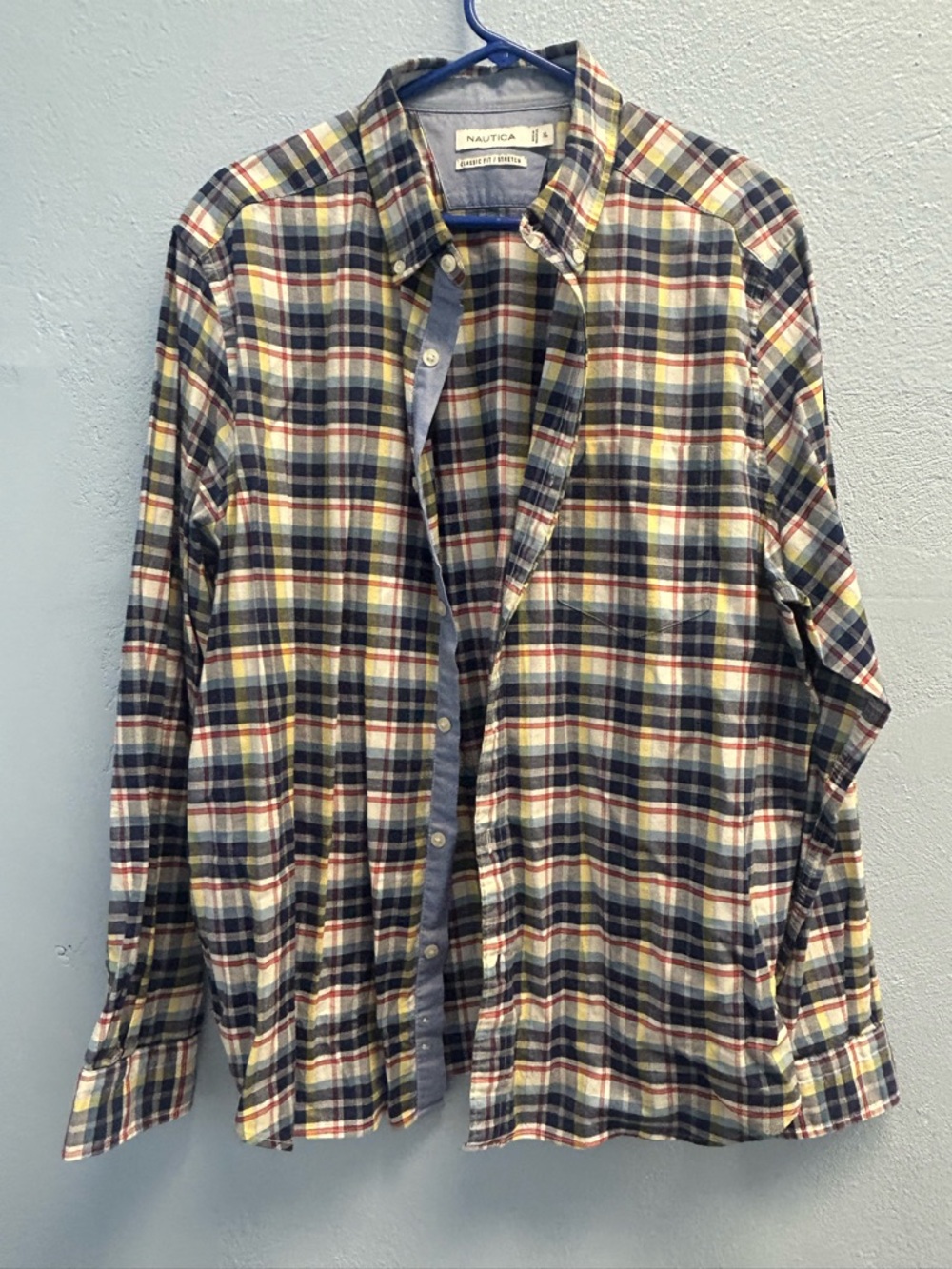 Nautica Men's Multicolor Plaid Button-Down Shirt -